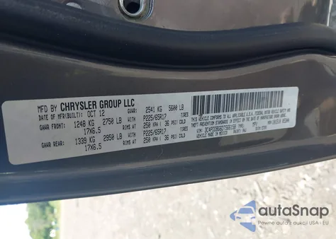 2013 Dodge Journey Sxt из США, поврежденный, VIN 3C4PDDBG6DT566158